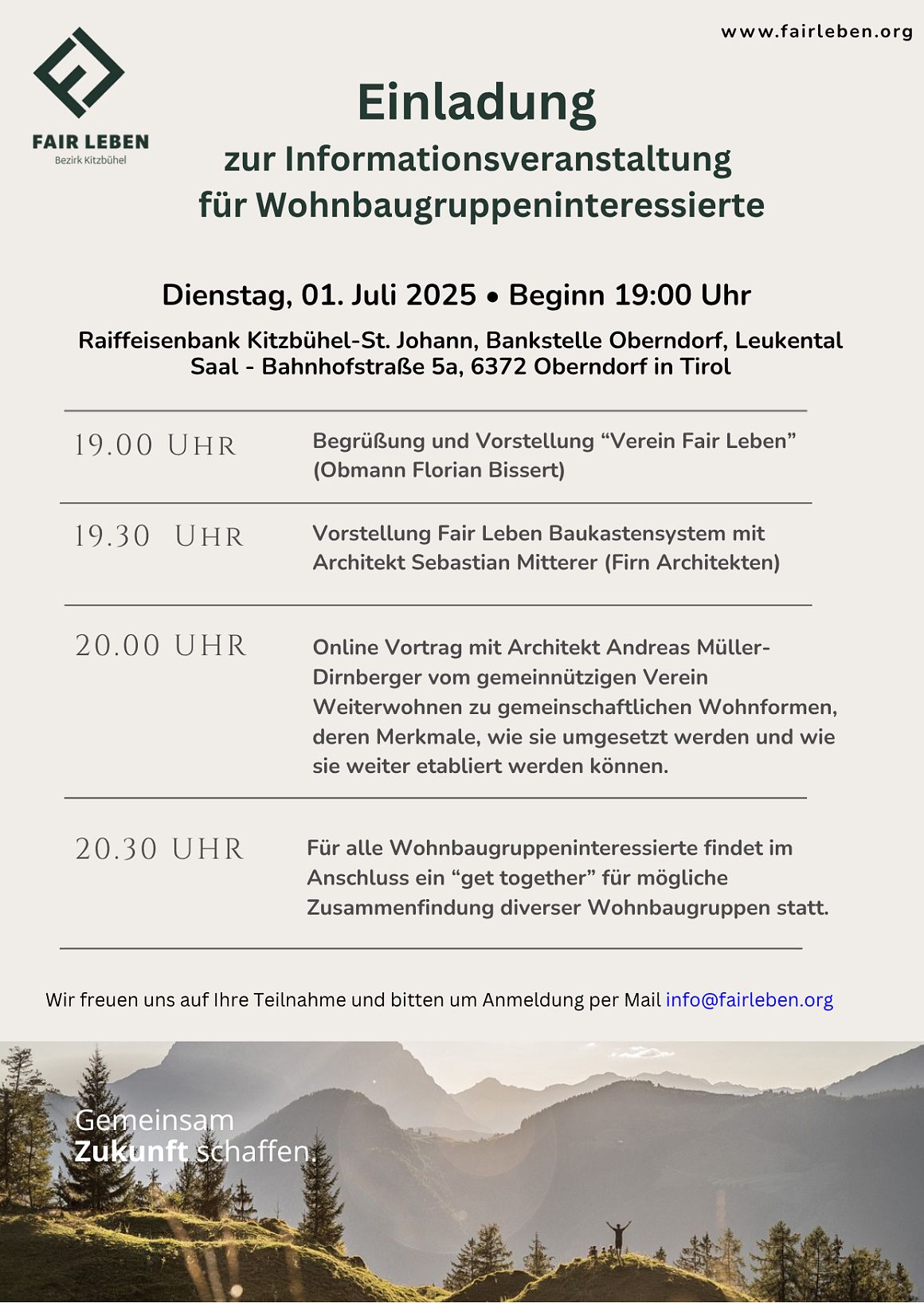 Einladung Informationsveranstaltung 01.07.25